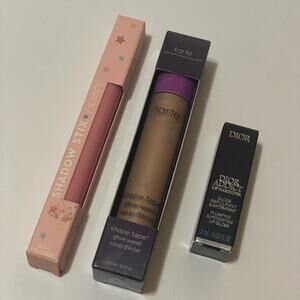 Lot of 3 NEW IN BOX makeup items: ColourPop, Tarte, Dior